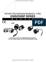 Codificador Rotativo E50s8 2000 3 T 24 Autonics Manual Ingles