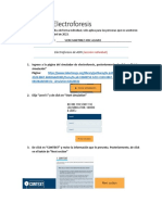 Práctica 8. Electroforesis (INDIVIDUAL)