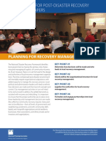 Post Disaster Paper 7 Recovery Management