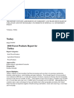 2010 Forest Products Report For Turkey - Istanbul - Turkey - 5-5-2010