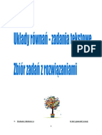 Zbior Zadan - Uklady Rownan Do Pobrania