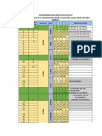 Calendarizacion Año Escolar 2022