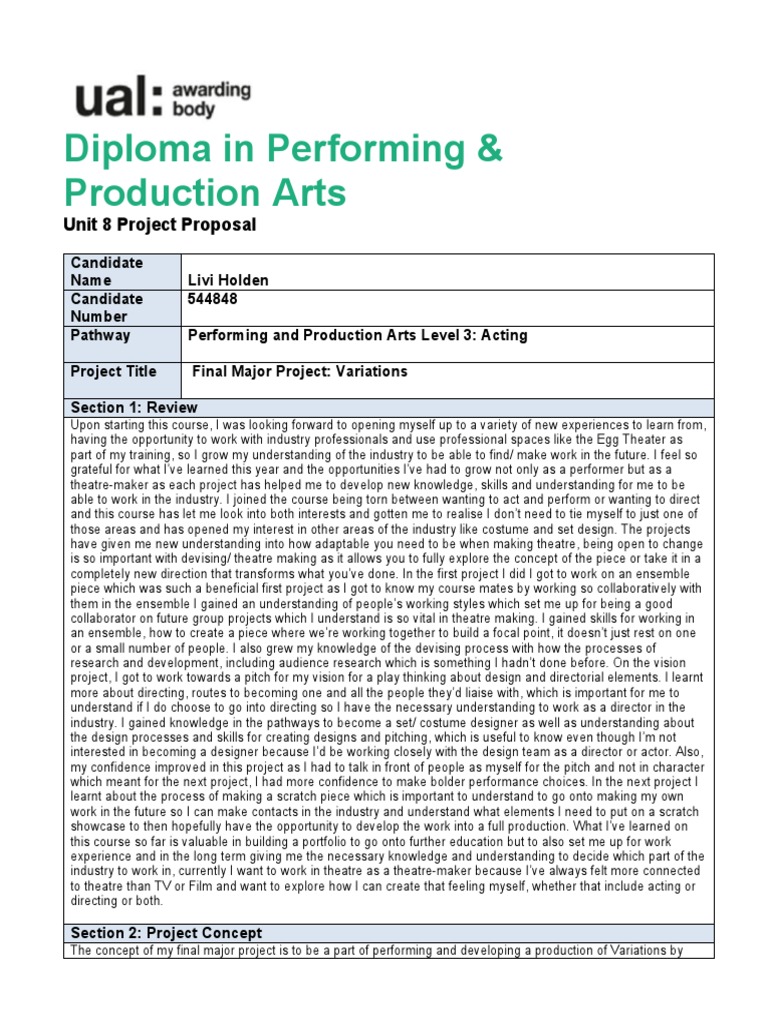 Project Proposal Form 2021 1 2 | PDF | Thought | Experience