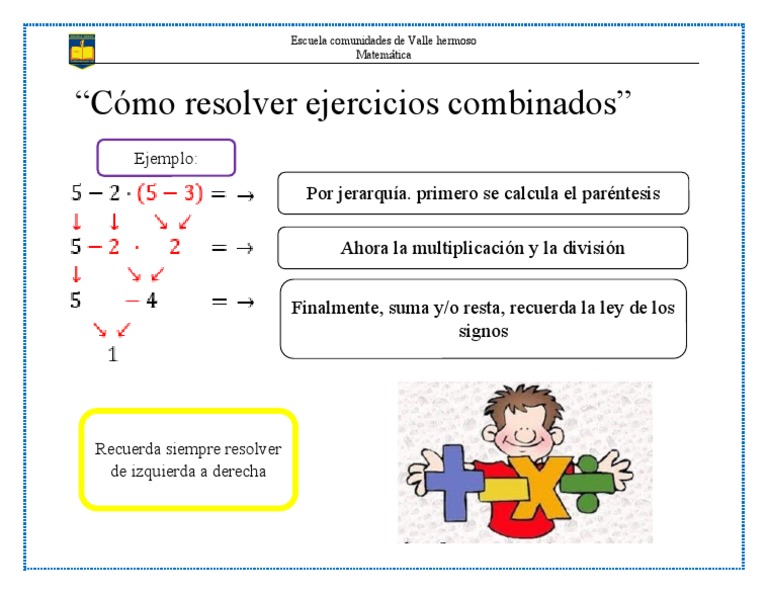 C mo resolver ejercicios combinados pdf