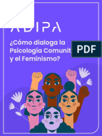 ¿Cómo Dialoga La Psicología Comunitaria y El Feminismo.