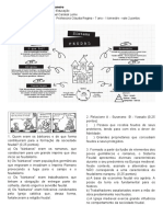 Avaliação de História sobre o Feudalismo