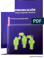 La Comunicación. Lengua, Cognición y Sociedad.