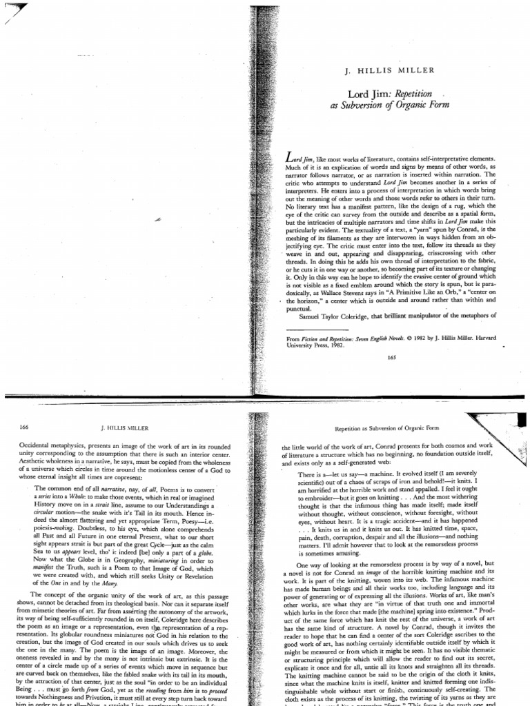 MILLER_ J Hillis Lord Jim. Repetition PDF