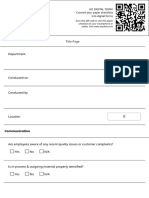 Layered Process Audit Template - SafetyCulture