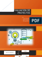 Evaluacion de Proyectos en Diapositiva