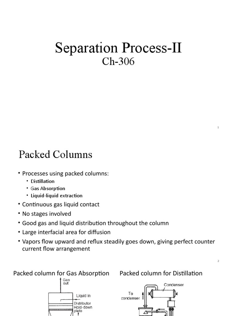 Packed Column PDF Phases Of Matter Physical Chemistry