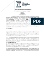 Edital: PREGÃO ELETRÔNICO #2023.02.09/02PE Processo de Compras #12/2023