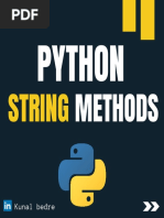 Python String Methods