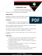 Carta Requisitos Calendario