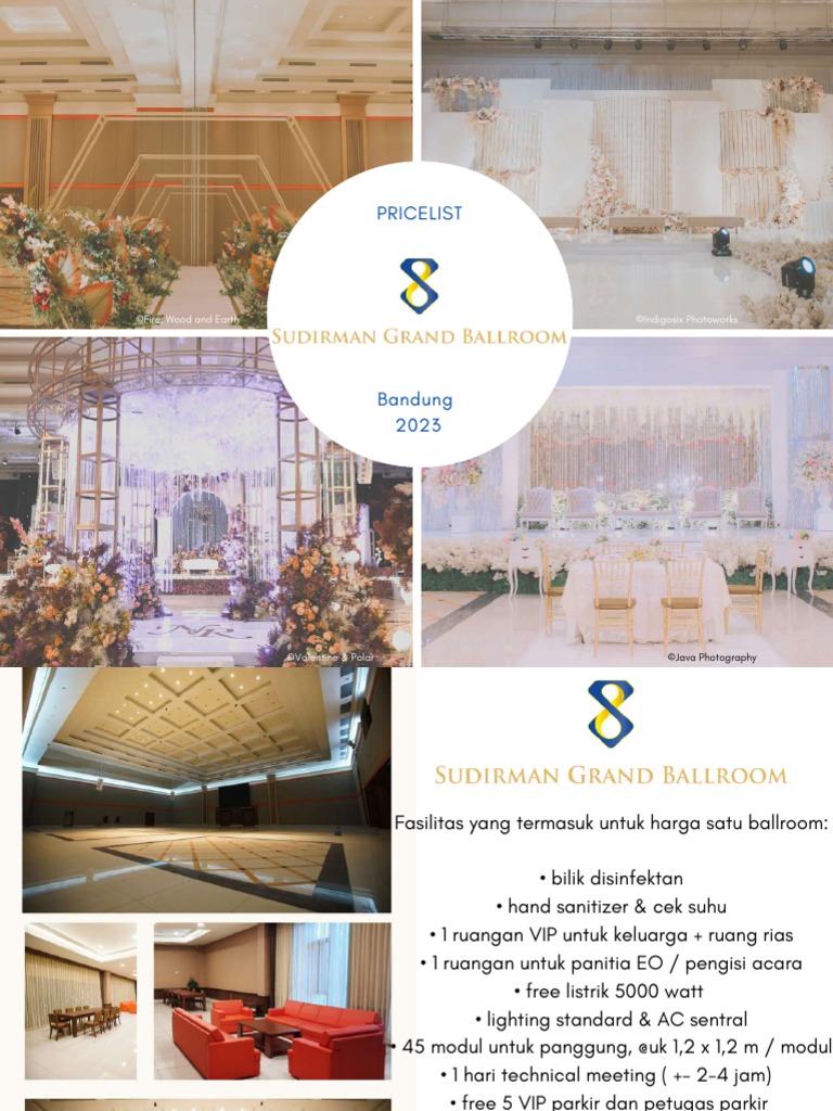 Sudirman Grand Ballroom Jakarta pemandangan luar ruangan