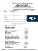 Penyampaian Jadwal A8