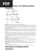 Sliding Mesh Gearbox Full