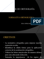 DIAPOSITIVAS TALLER DE ORTOGRAFÍA EL PUNTO