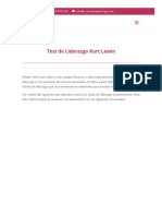 Test de Liderazgo Kurt Lewin