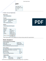 Stress Analysis Report