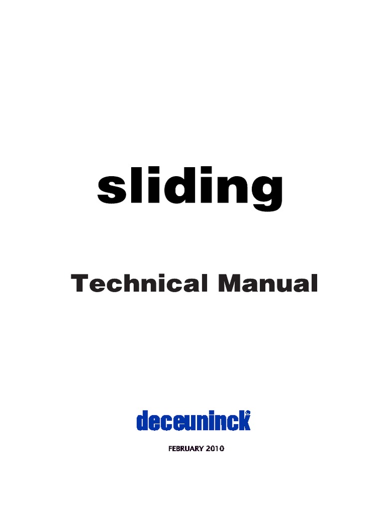 Sliding System Technical Overview | PDF