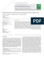Journal of Development Economics: Andrei A. Levchenko, Romain Rancière, Mathias Thoenig