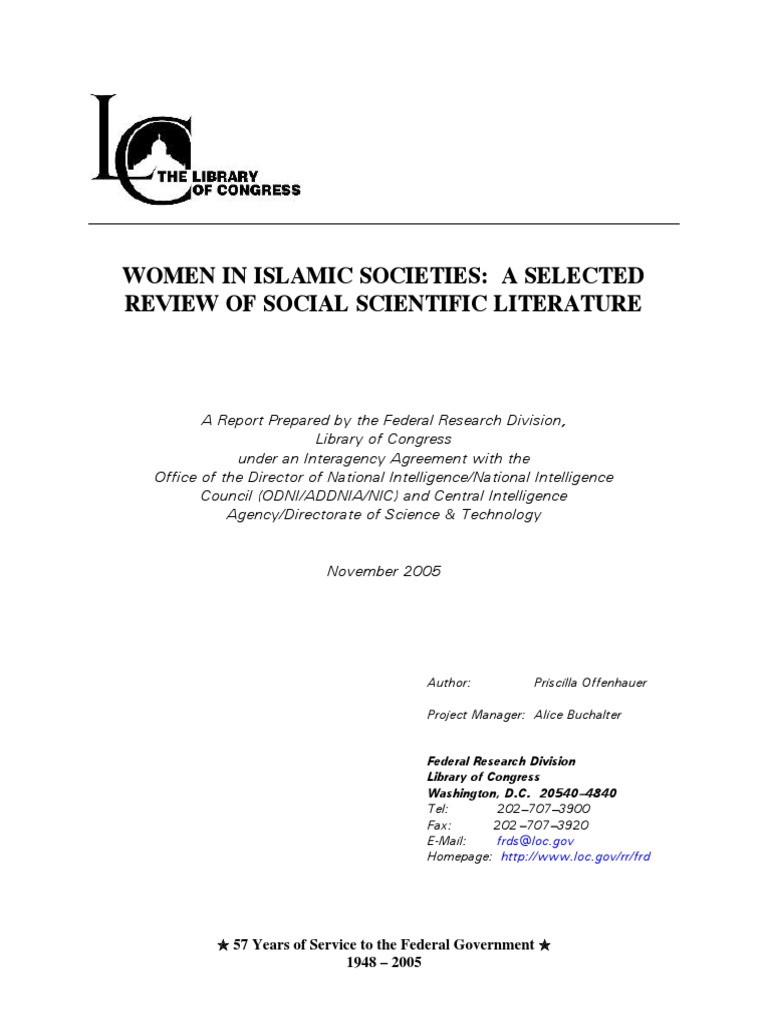 Women in Islamic Societies Review | PDF | Women In Islam | Feminism