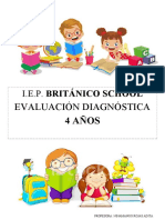 4 Años - Evaluación Diagnostica