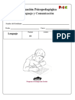 Evaluación Informal Lenguaje