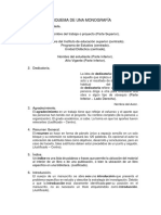 Esquema de Monografia para Trabajos de Investigacion