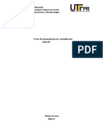 Relatório B. MO - Teste de Fermentação