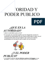 Autoridad y Poder Publico