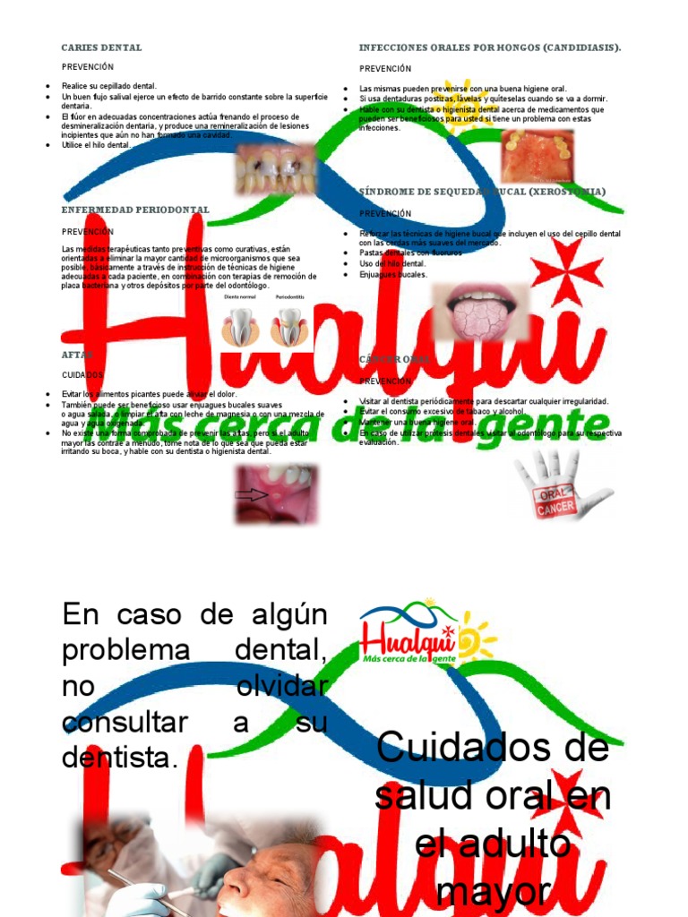 Indicaciones Adultos Mayores | PDF | Odontología | Higiene oral