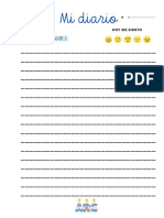 Documento A4 Planner Diario Minimalista Nude