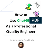 ChatGPT As Software Quality Engineer