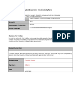 Authentication Form Diploma