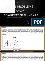 Problems Ideal Vapor Compression