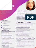 CV Julieta González.