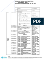 RBD-Jadwal Pelatihan GM Tahap 1