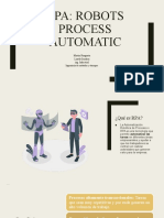 Rpa: Robots Process Automatic: Martin Piragauta Lizeth Gamboa Ing. Industrial Ingeniería de Métodos y Tiempos
