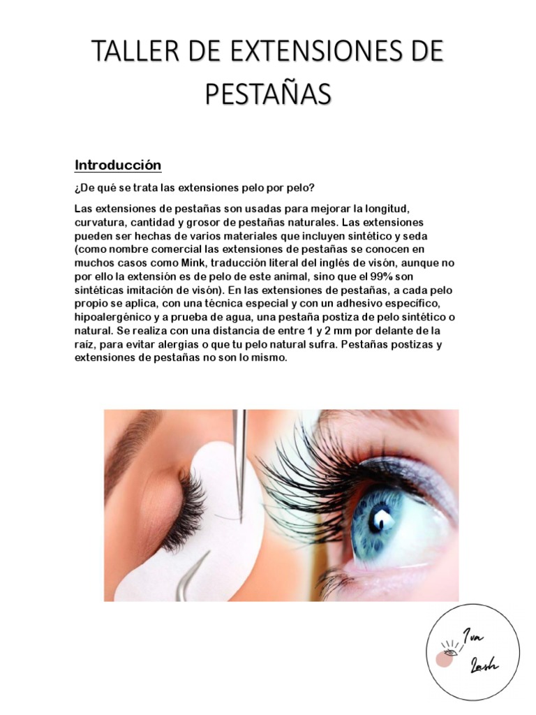 Manual de Extensiones de Pestañas PDF | PDF