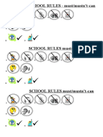 School Rules Classroom Posters Fun Activities Games - 53984