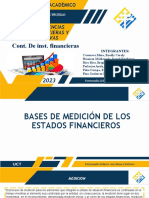 Bases de Medición de Los Estados Financieros