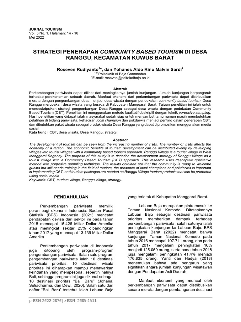 Strategi CBT di Desa Ranggu | PDF