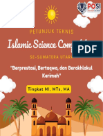 Petunjuk Teknis Islamic Science Competion Se-Sumut 2023