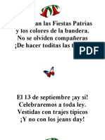 Se Acercan Las Fiestas Patrias