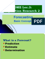 PPT OME Lec 3 Lesson 1 Forecasting