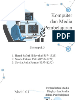 Kel 3 Komputer Dan Media Pembelajaran