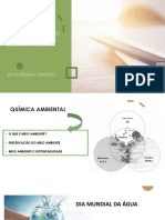 Química Ambiental - Conceitos Iniciais - Água - Quimica Verde