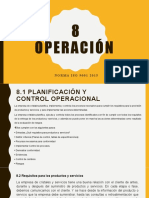8 Operación